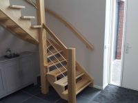 moderne houten trap