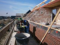 buitenspouwblad metselen eerste verdieping